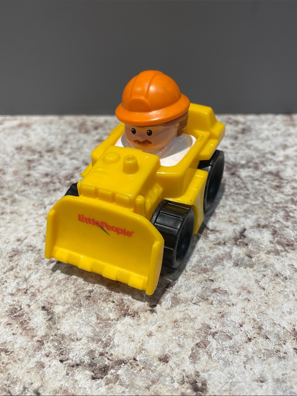 5/$25 Little People Wheelies Bulldozer Yellow